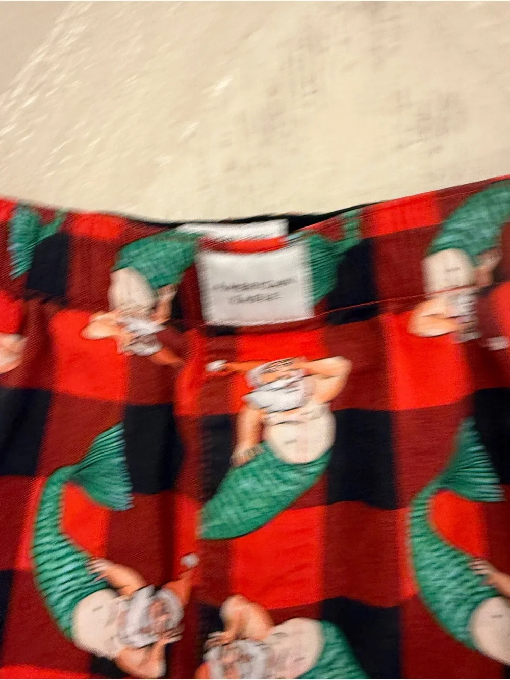 American Eagle Outfitters festive plaid